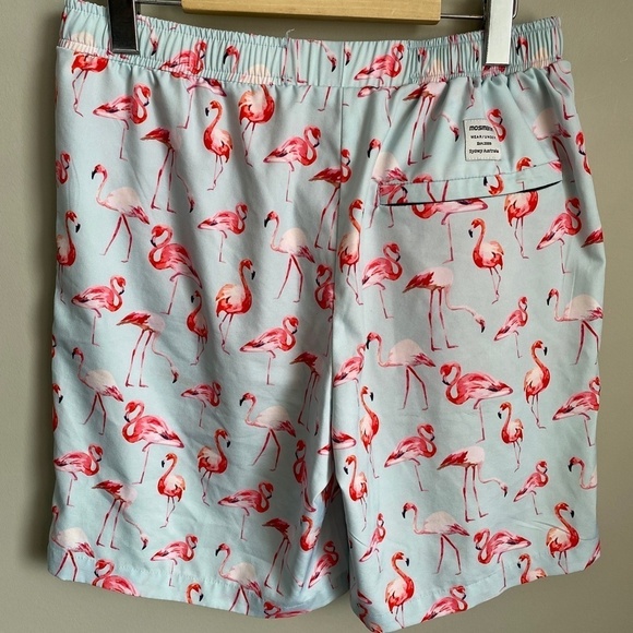 Mosmann Australia Men's Flamingo Swimming Trunks Size Large - Picture 4 of 15